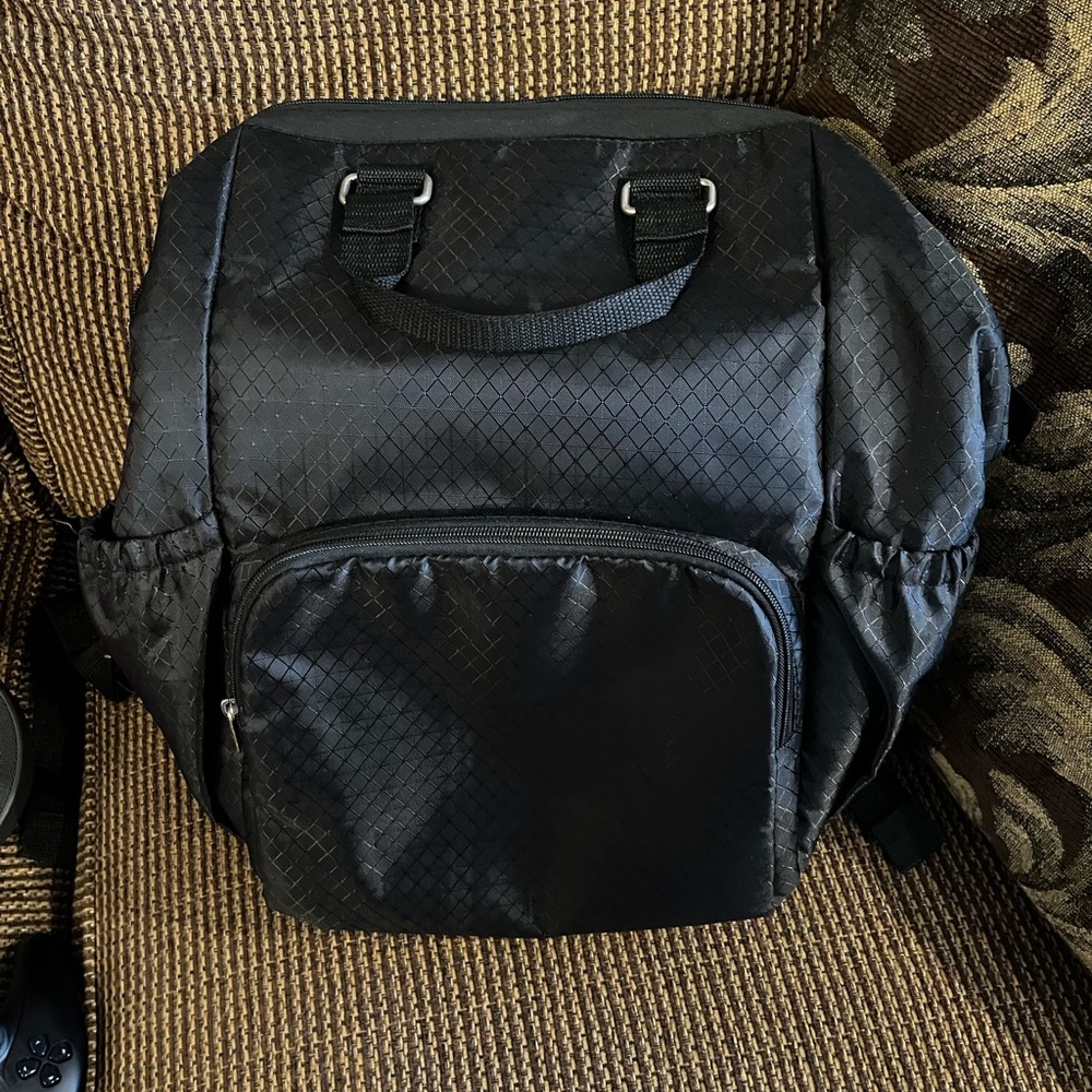 Thirty-One Textured Black Backpack